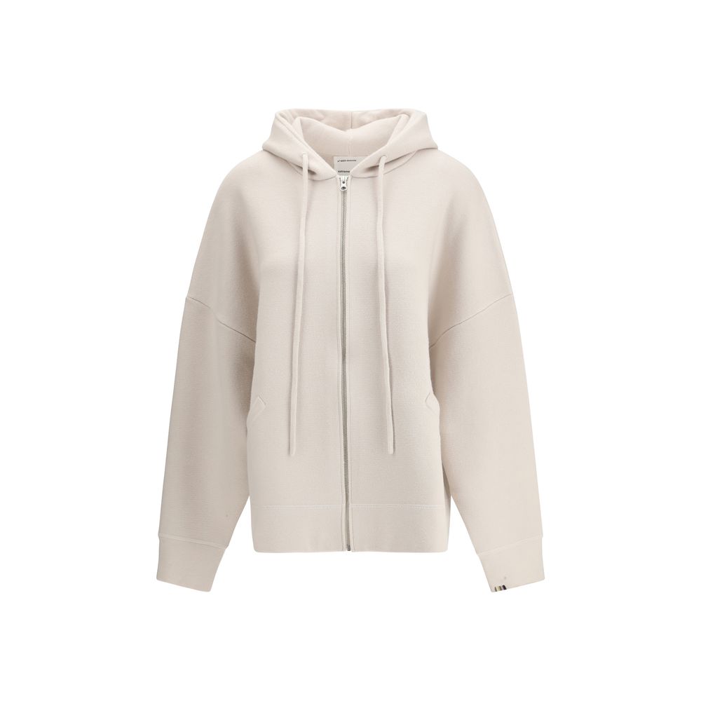Extreme Cashmere White Cashmere Hoodie | Regal Royce