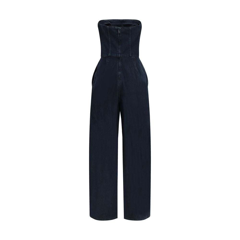 Agolde Blue Cotton Jumpsuit | Regal Royce