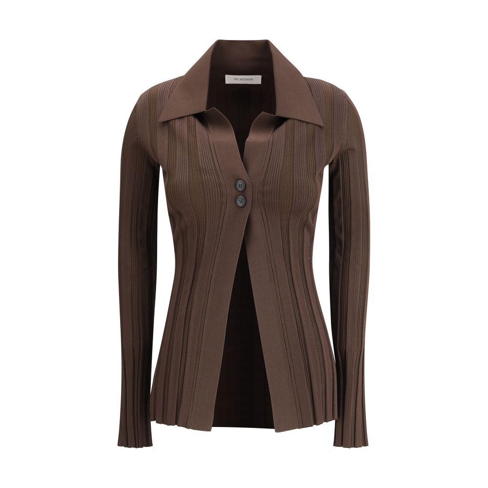 Max Mara Brown Viscose Cardigan | Regal Royce