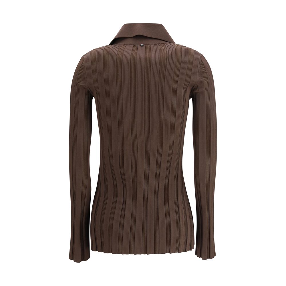 Max Mara Brown Viscose Cardigan | Regal Royce
