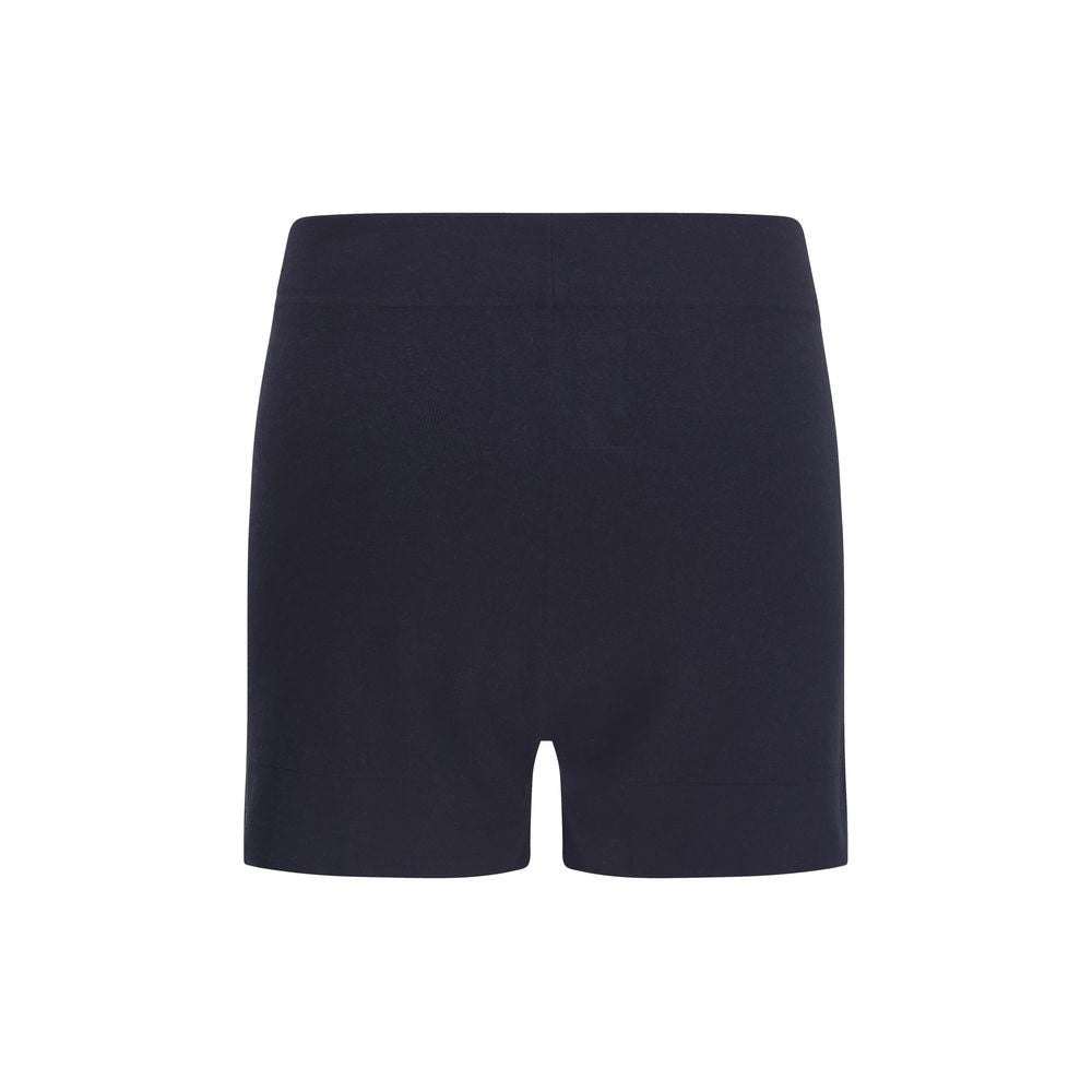 Extreme Cashmere Blue Cotton Bermuda Shorts | Regal Royce