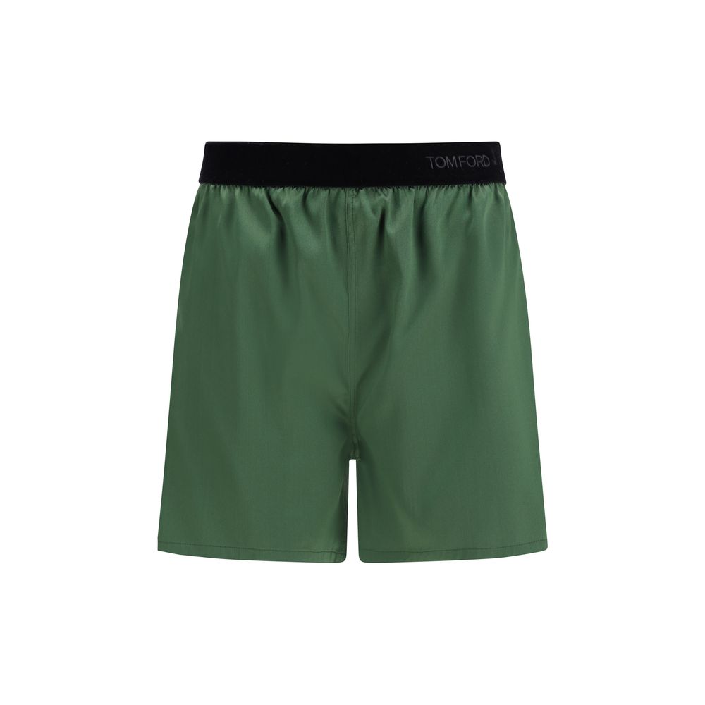 Tom Ford Bicolor Silk Bermuda Shorts | Regal Royce