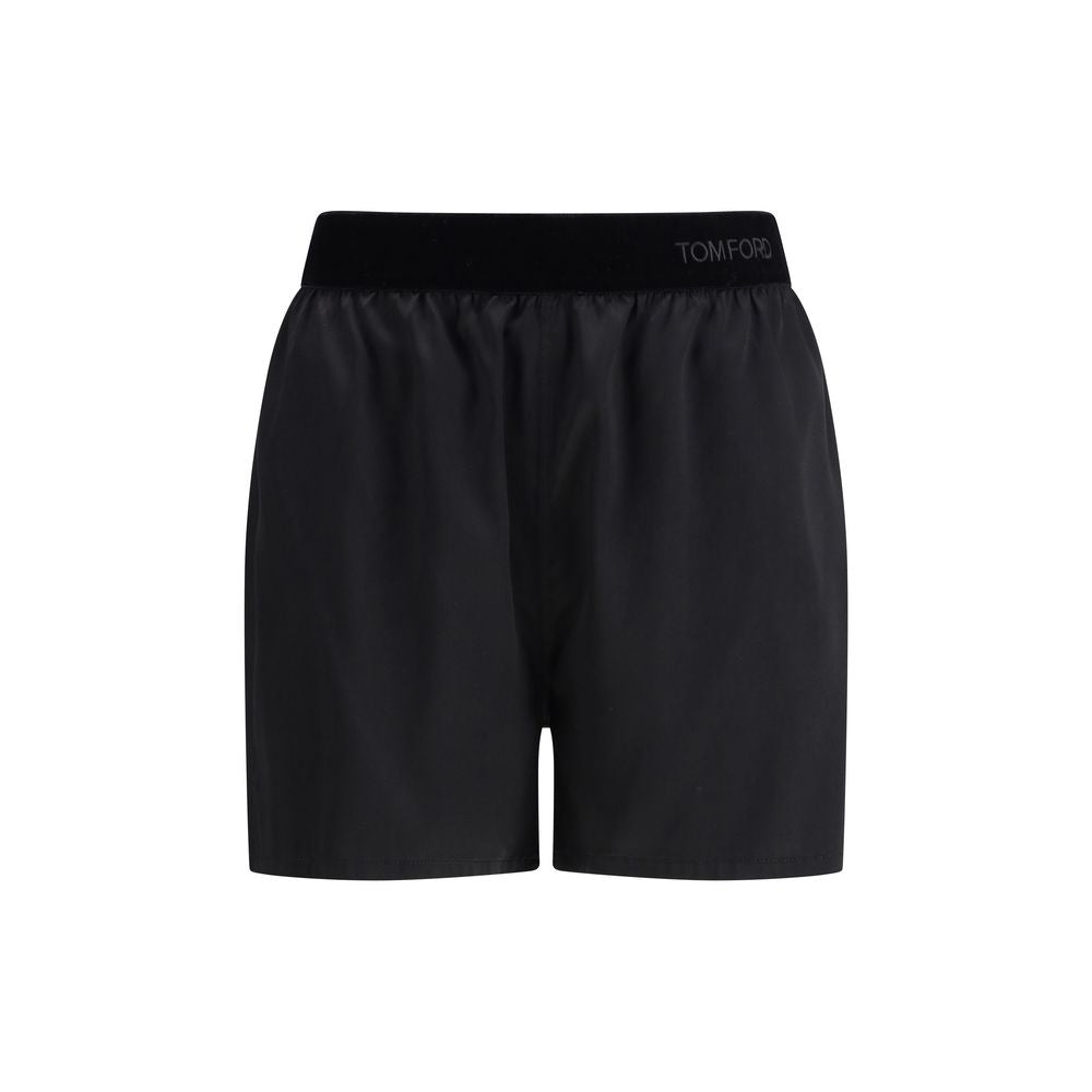 Tom Ford Black Silk Bermuda Shorts | Regal Royce