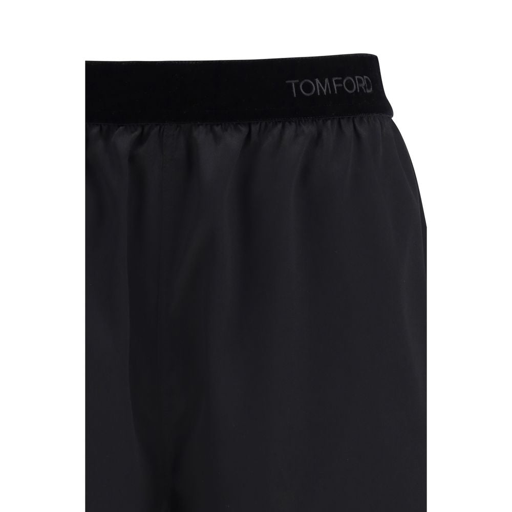 Tom Ford Black Silk Bermuda Shorts | Regal Royce