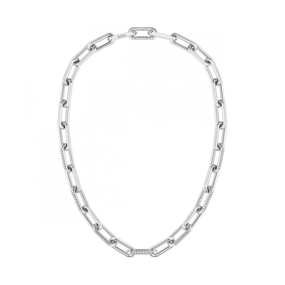 Hugo Boss Silver Stainless Steel Necklace | Regal Royce