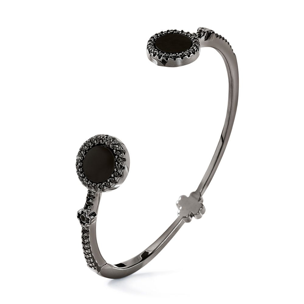 Folli Follie Black Silver Bracelet | Regal Royce