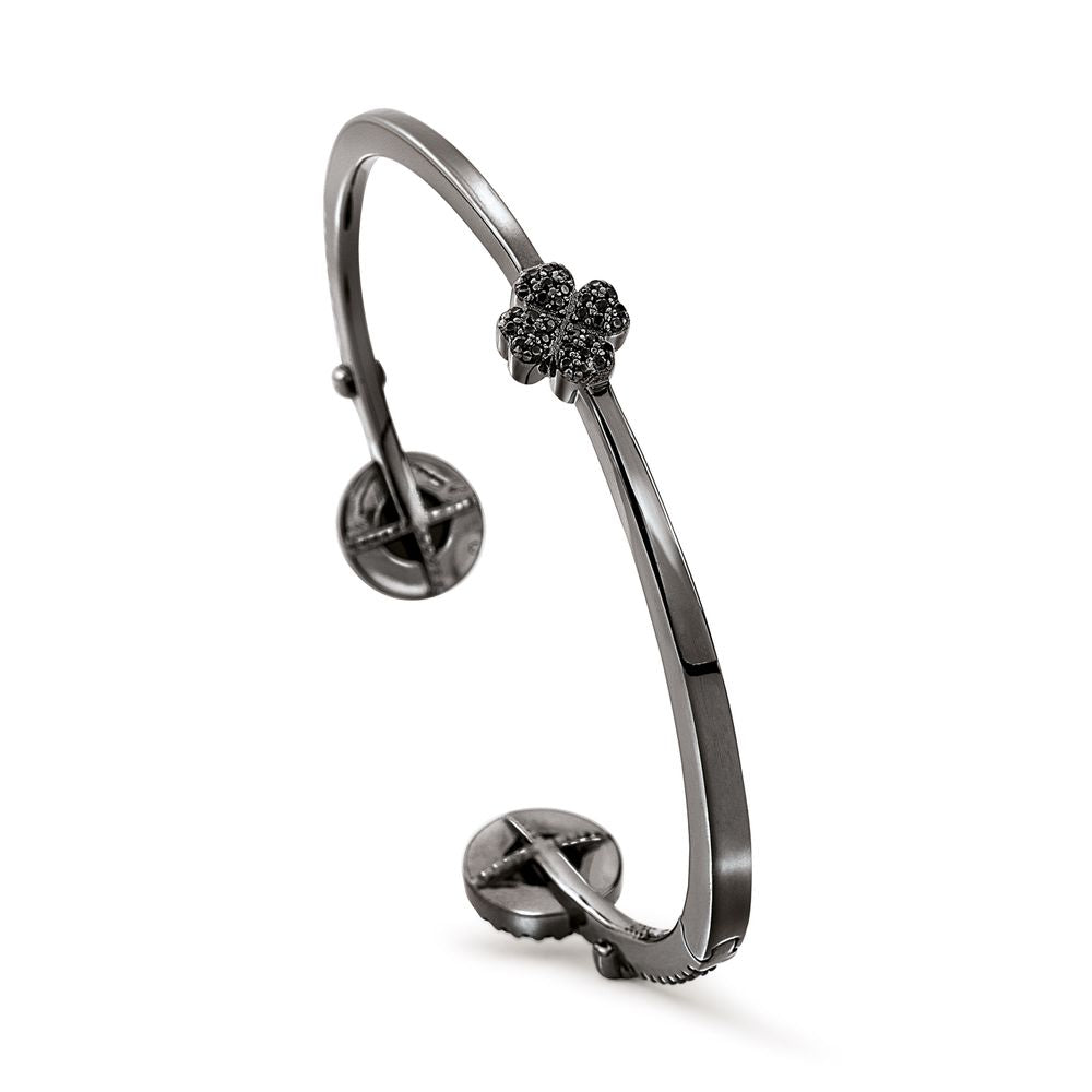 Folli Follie Black Silver Bracelet | Regal Royce