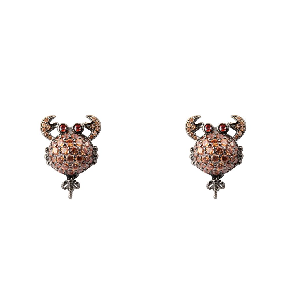 Lancaster Bicolor Silver Earrings | Regal Royce