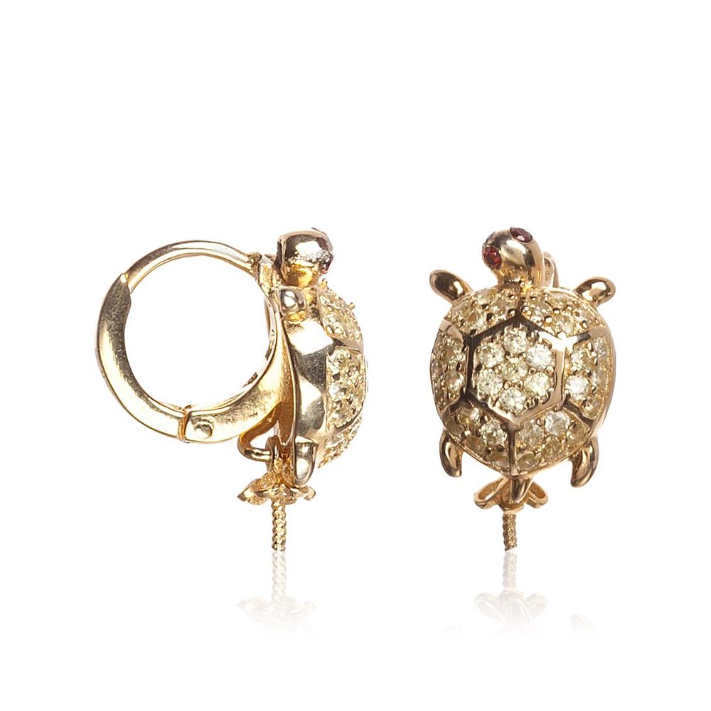 Lancaster Gold Silver Earrings | Regal Royce