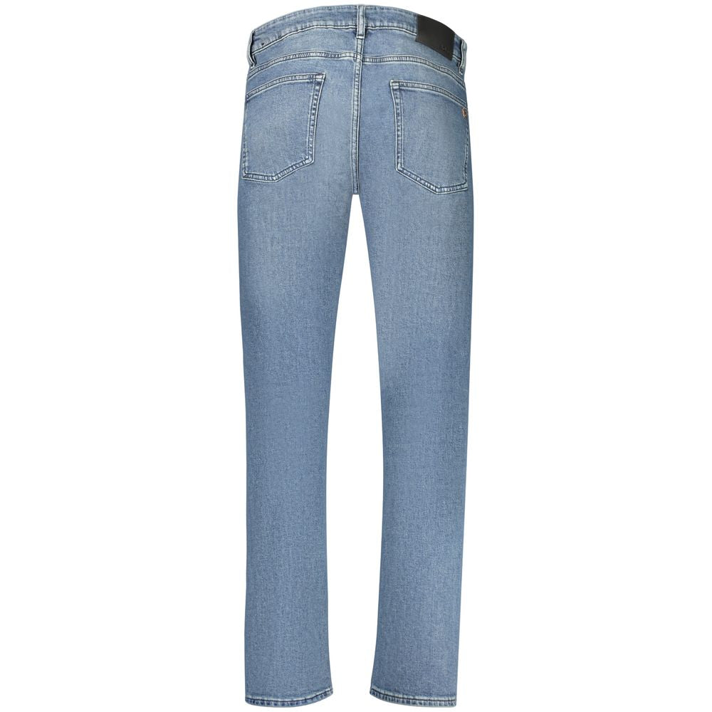 Hugo Boss Blu Cotton Men's Slim Jeans | Regal Royce