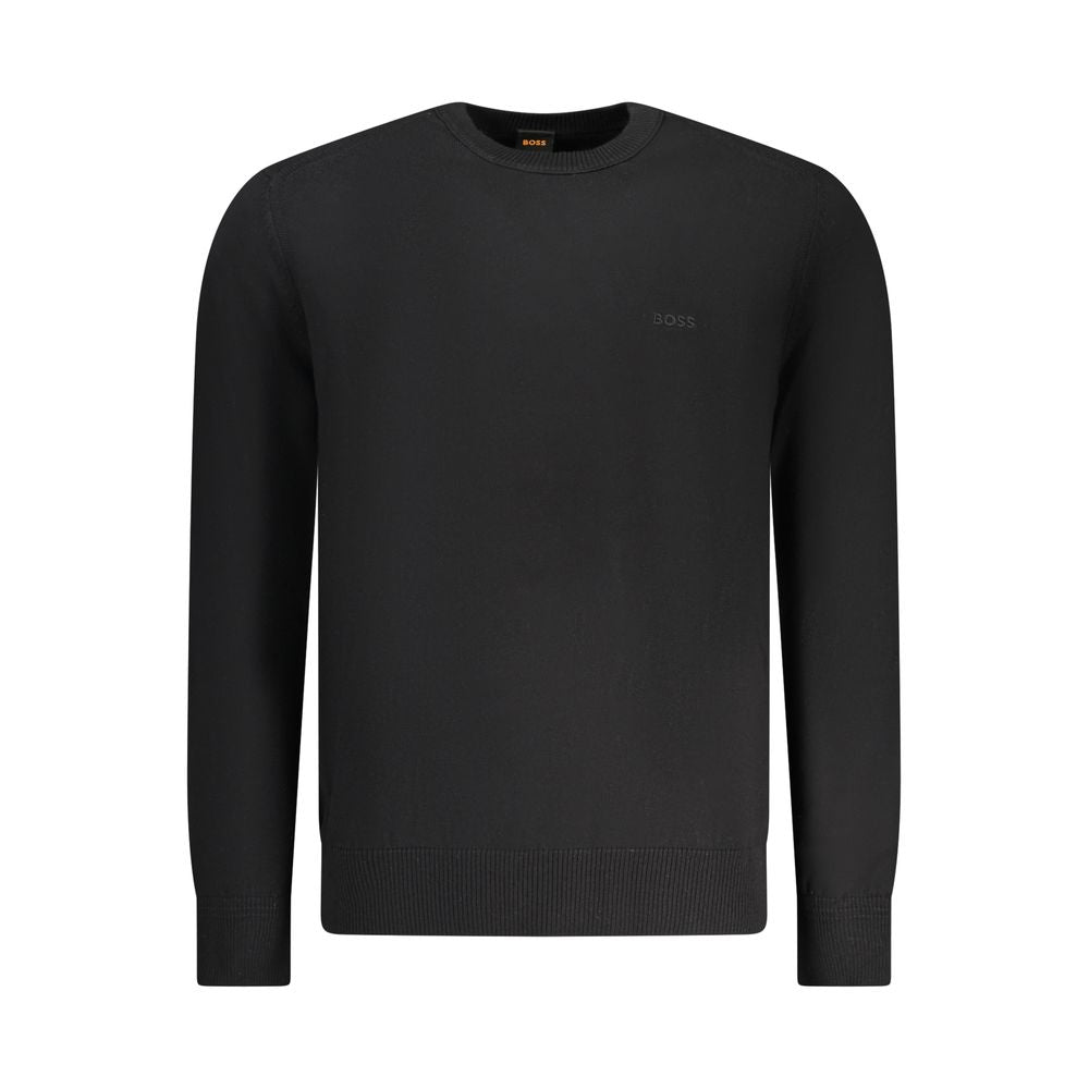 Hugo Boss Black Cotton Men's Sweater | Regal Royce