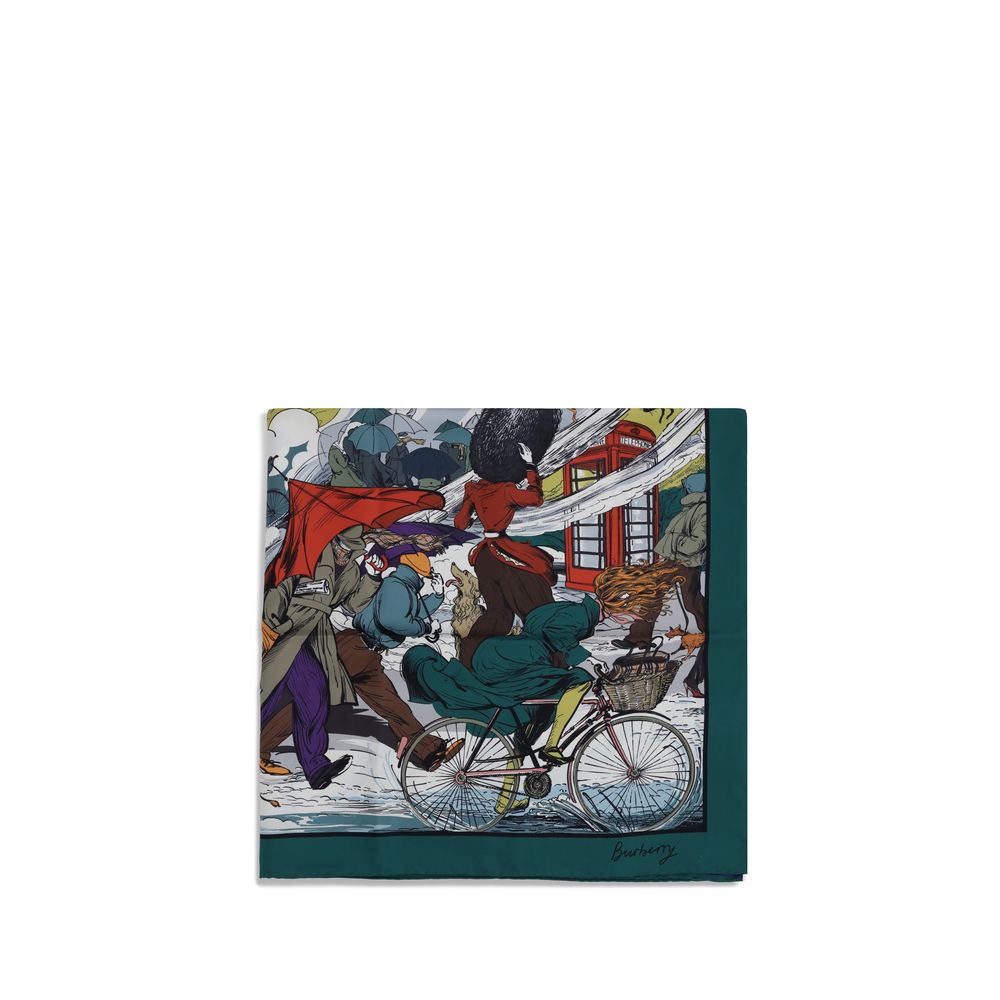 Burberry Multicolor Silk Scarf | Regal Royce