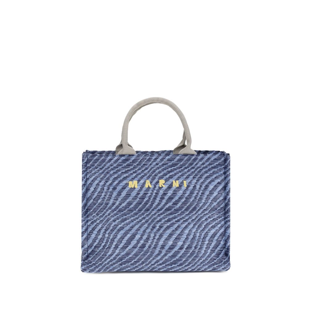 Marni Blue Fabric Shoulder Bag | Regal Royce