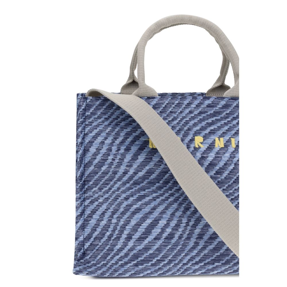 Marni Blue Fabric Shoulder Bag | Regal Royce