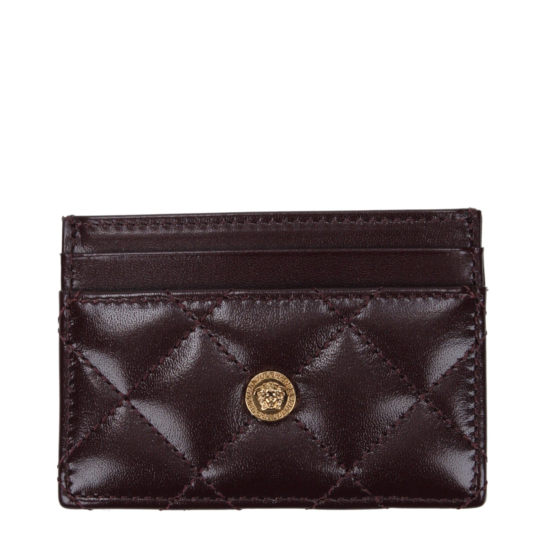 Versace Purple Leather Cardholder | Regal Royce