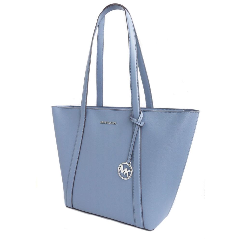 Michael Kors Blue Canvas Tote Bag | Regal Royce