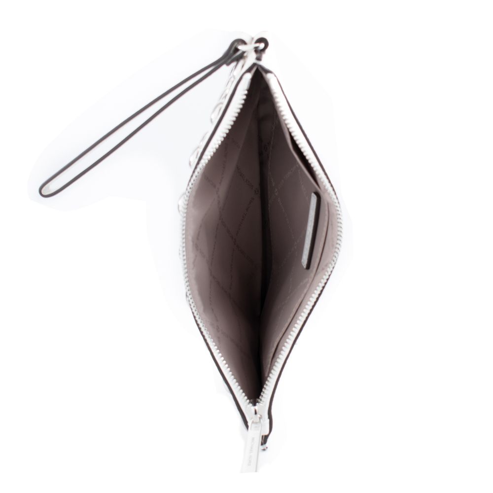 Michael Kors White Leather Clutch Bag | Regal Royce