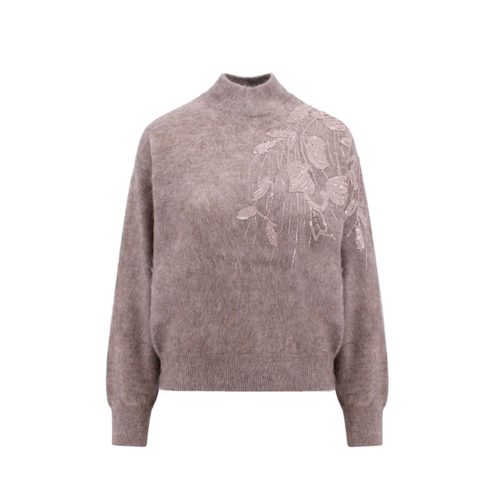 Brunello Cucinelli Beige Cashmere Sweatshirt | Regal Royce