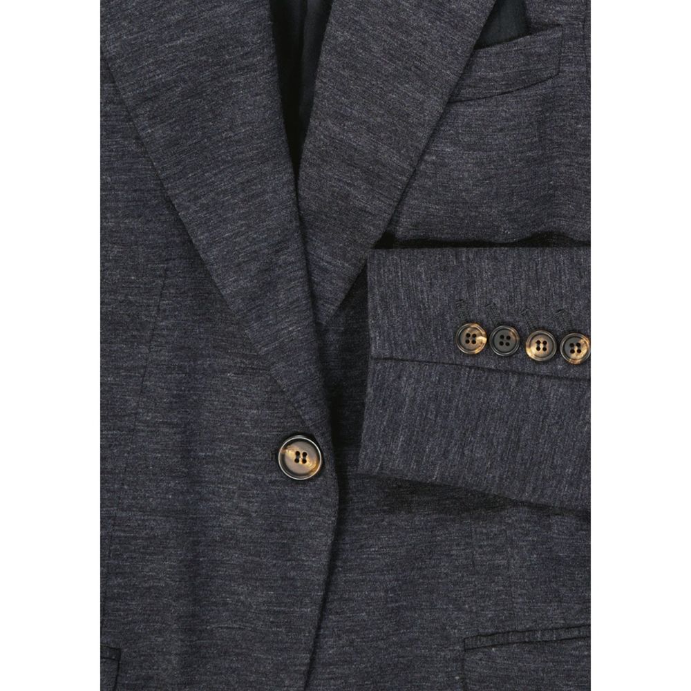 Brunello Cucinelli Gray Wool Blazer | Regal Royce
