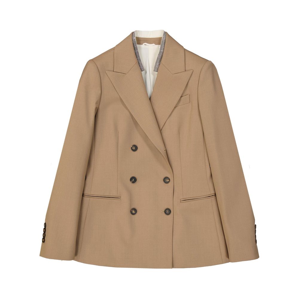 Brunello Cucinelli Brown Wool Coat | Regal Royce