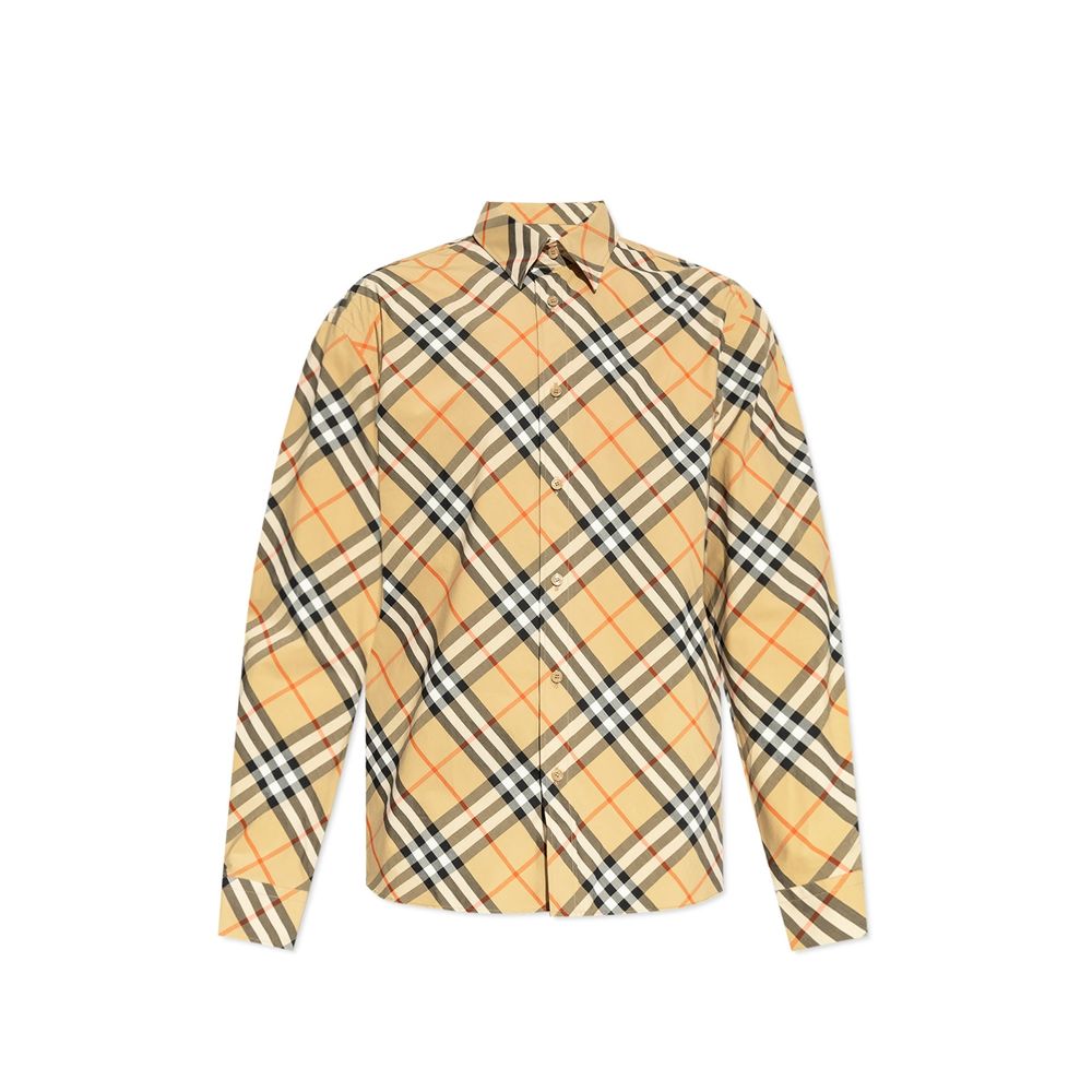 Burberry Brown Cotton Pattern Shirt | Regal Royce