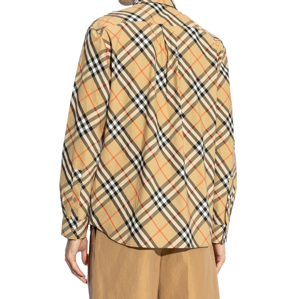 Burberry Brown Cotton Pattern Shirt | Regal Royce