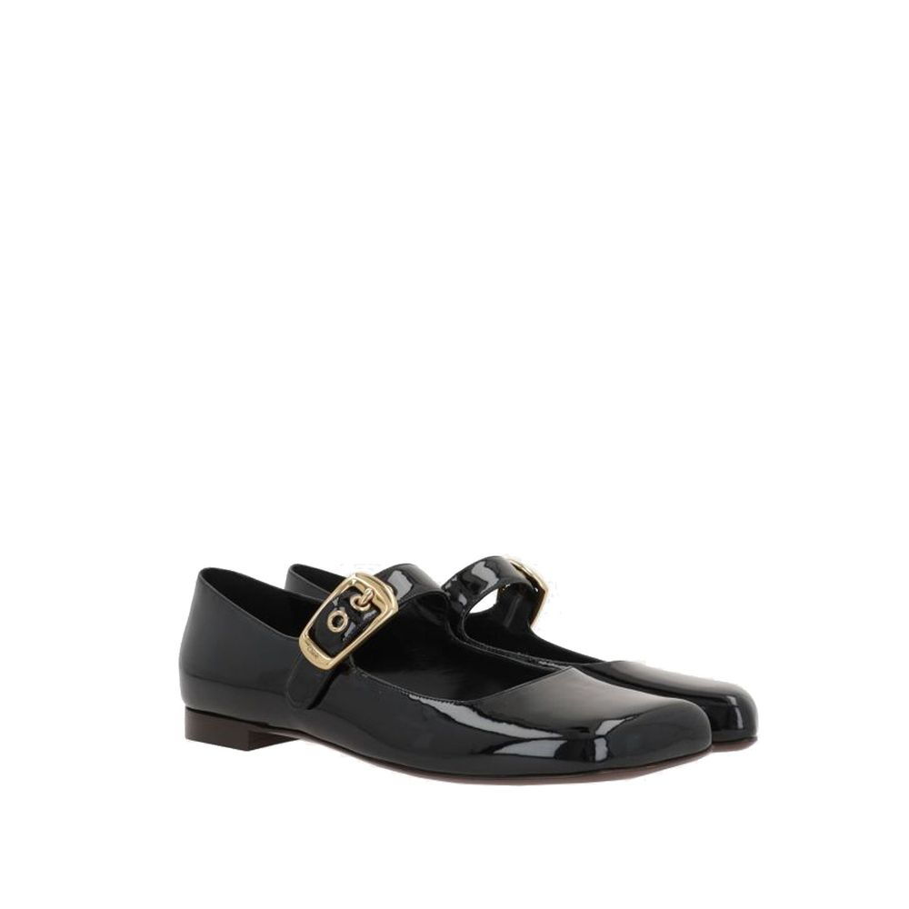 Chloé Black Calfskin Ballet Flats | Regal Royce