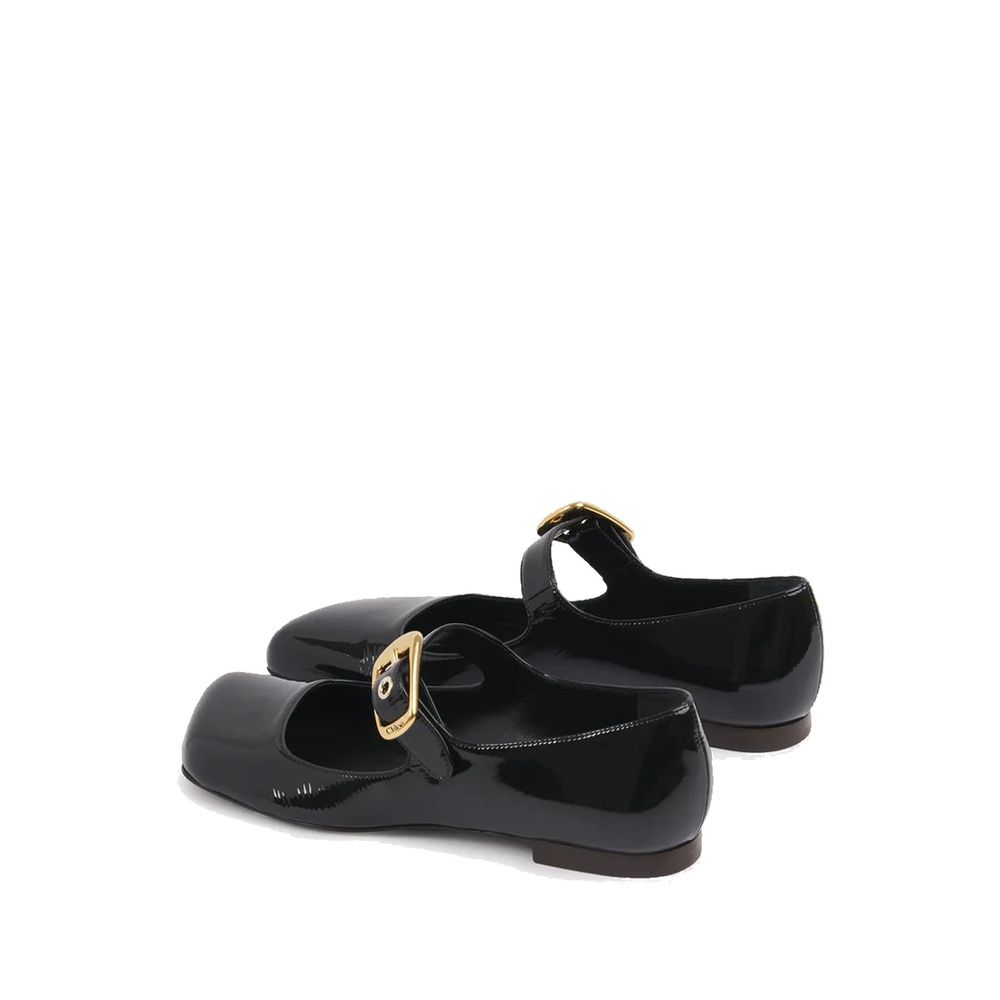 Chloé Black Calfskin Ballet Flats | Regal Royce