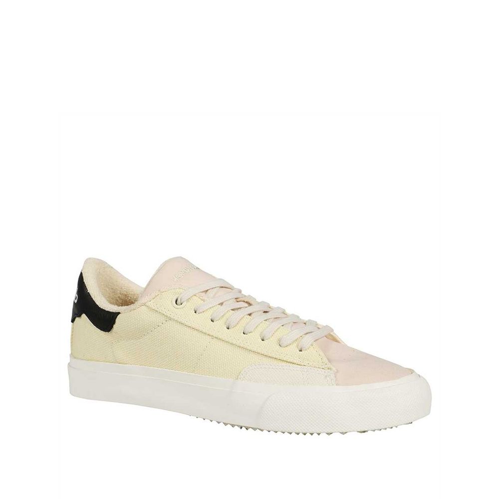 Heron Preston White Canvas Low Top Sneakers | Regal Royce