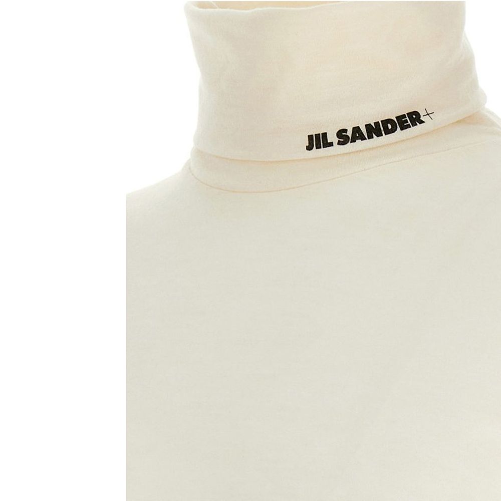 Jil Sander White Polyester Turtleneck | Regal Royce