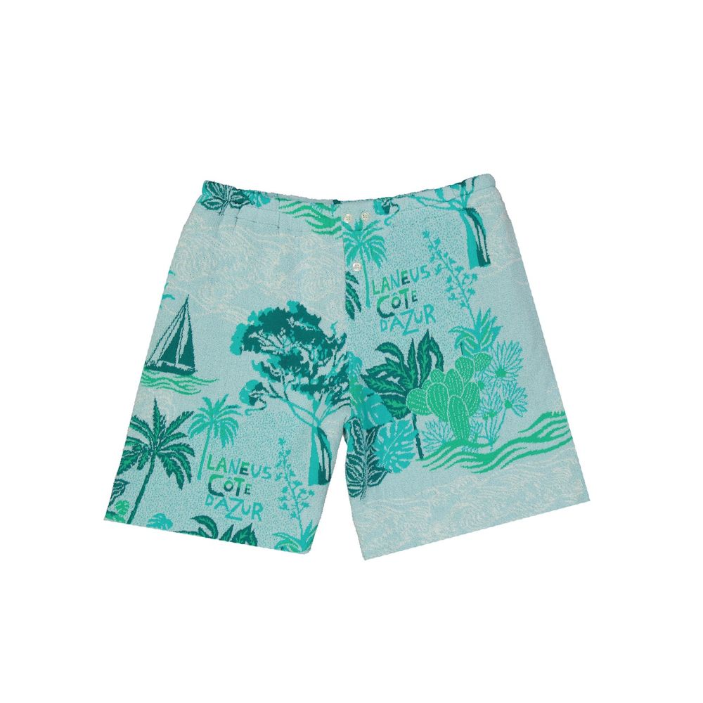 Laneus Bicolor Cotton Shorts | Regal Royce