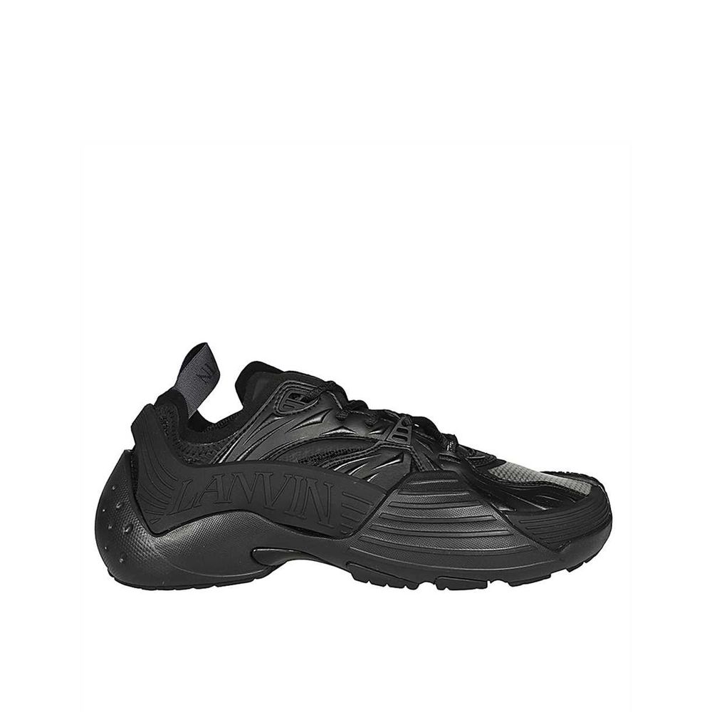 Lanvin Black Polyethylene Athletic Sneakers | Regal Royce