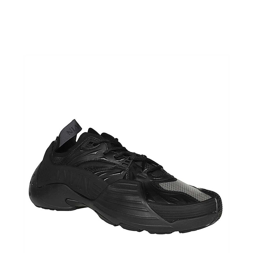 Lanvin Black Polyethylene Athletic Sneakers | Regal Royce
