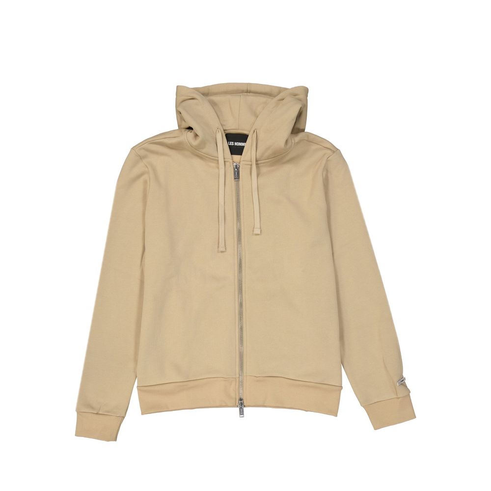 Les Hommes Beige Cotton Sweatshirt | Regal Royce
