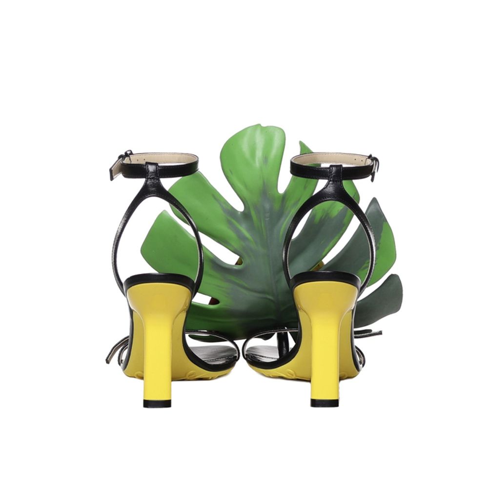 Loewe Black Lamb Leather Stiletto Heel Sandals | Regal Royce