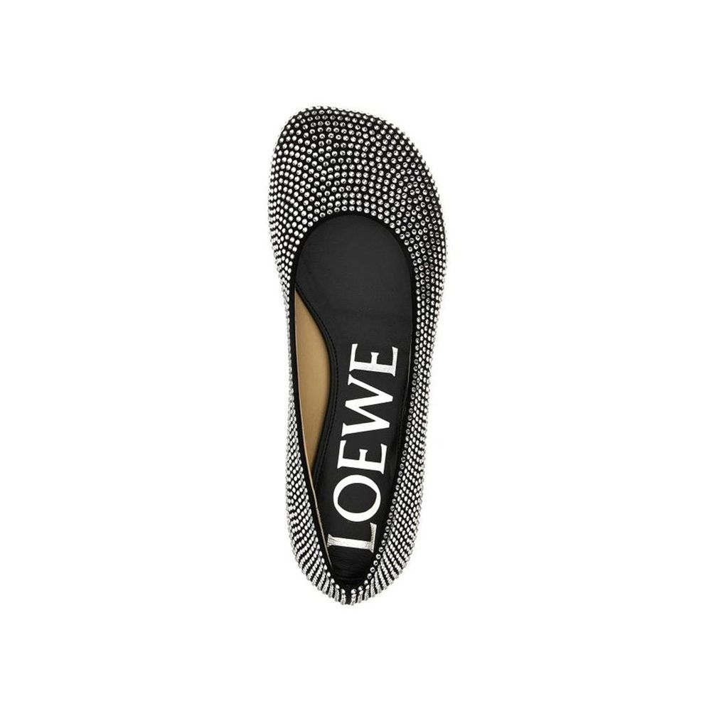 Loewe Black Goatskin Ballet Flats | Regal Royce