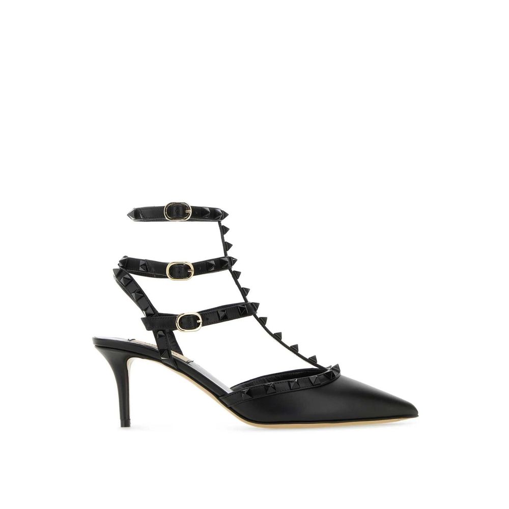 Valentino Garavani Black Calfskin High Heel Pumps | Regal Royce