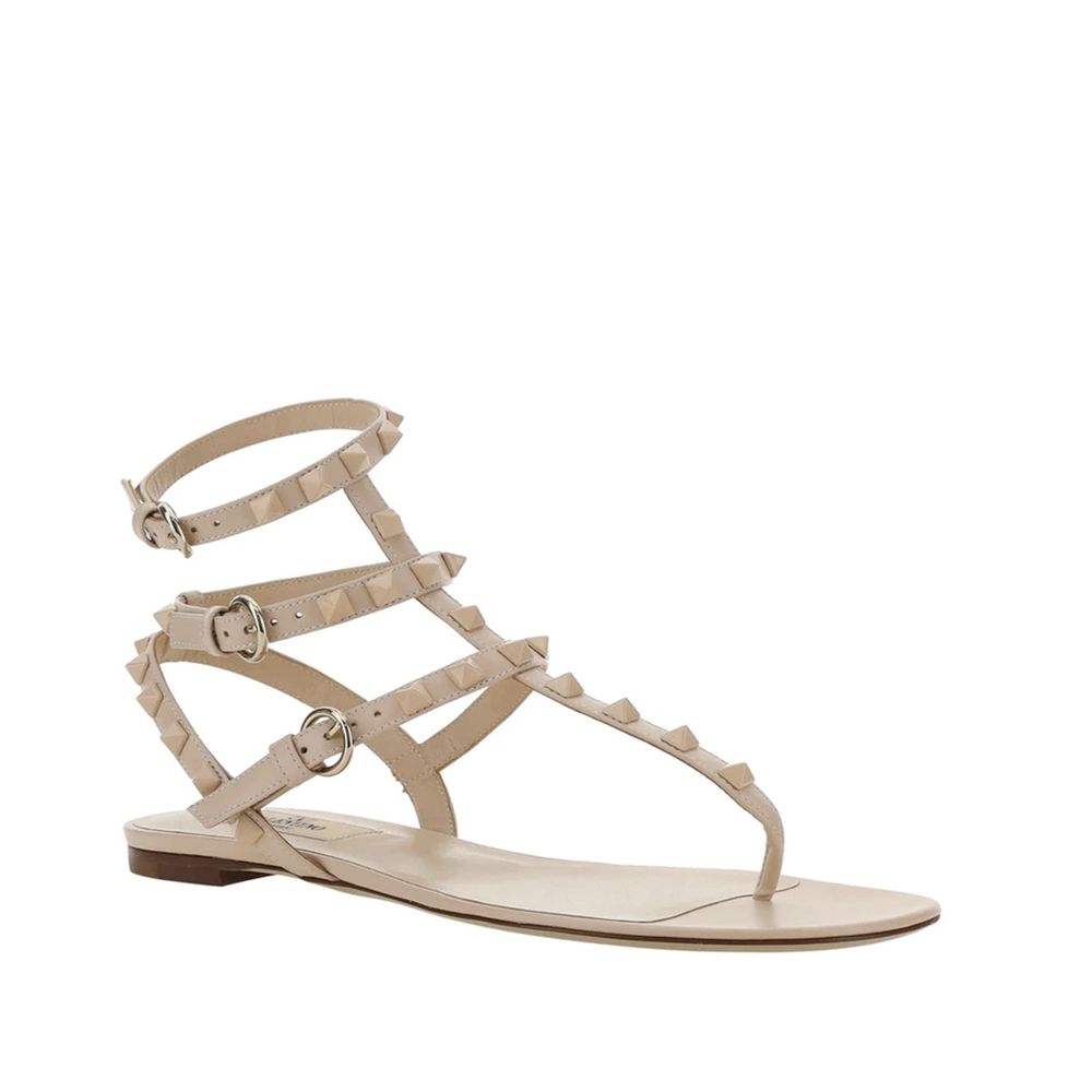 Valentino Garavani Multicolor Calfskin Strap-On Sandals | Regal Royce