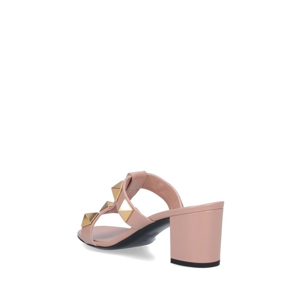 Valentino Garavani Beige Calfskin Platform Sandals | Regal Royce