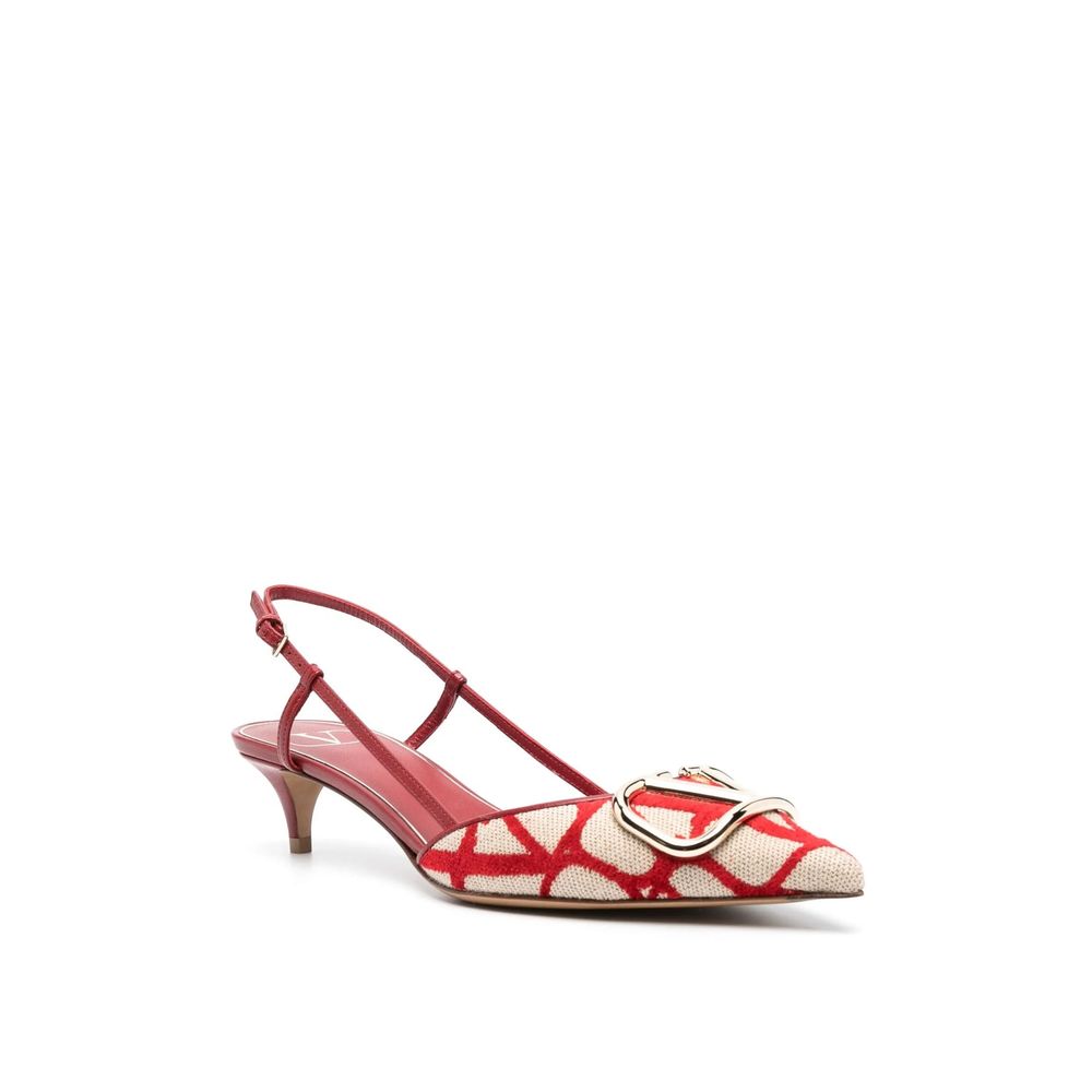 Valentino Garavani Multicolor Leather Mid Heel Pumps | Regal Royce
