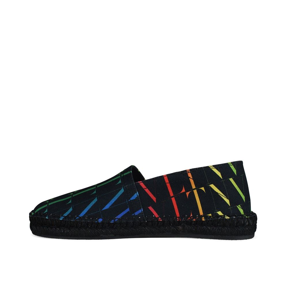 Valentino Garavani Black Canvas Espadrilles | Regal Royce