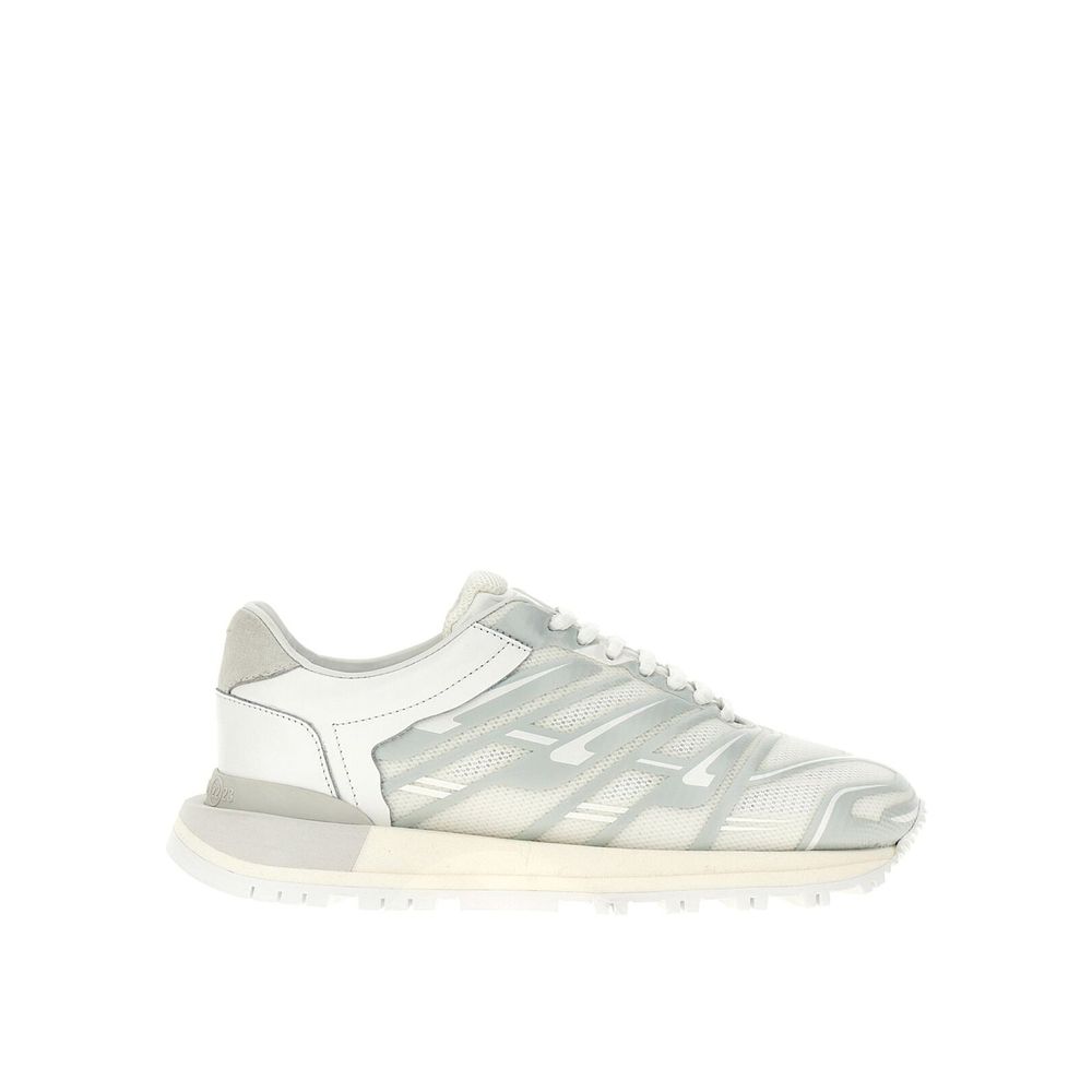 Maison Margiela White Fabric Athletic Sneakers | Regal Royce
