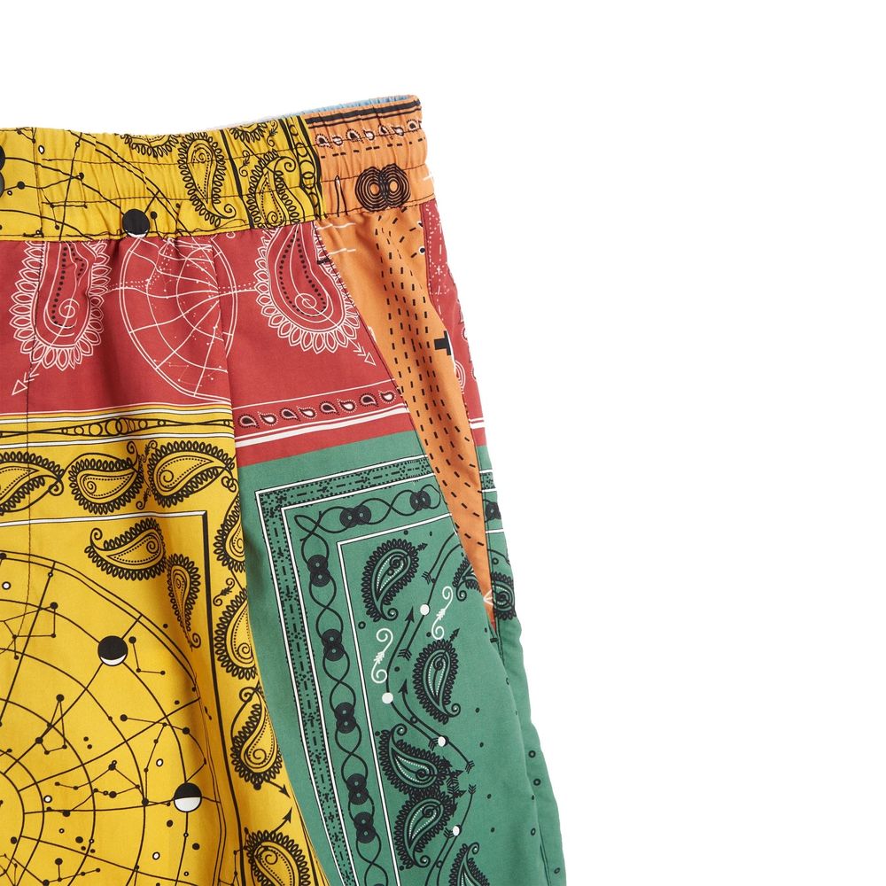 Marcelo Burlon Bicolor Polyamide Shorts | Regal Royce