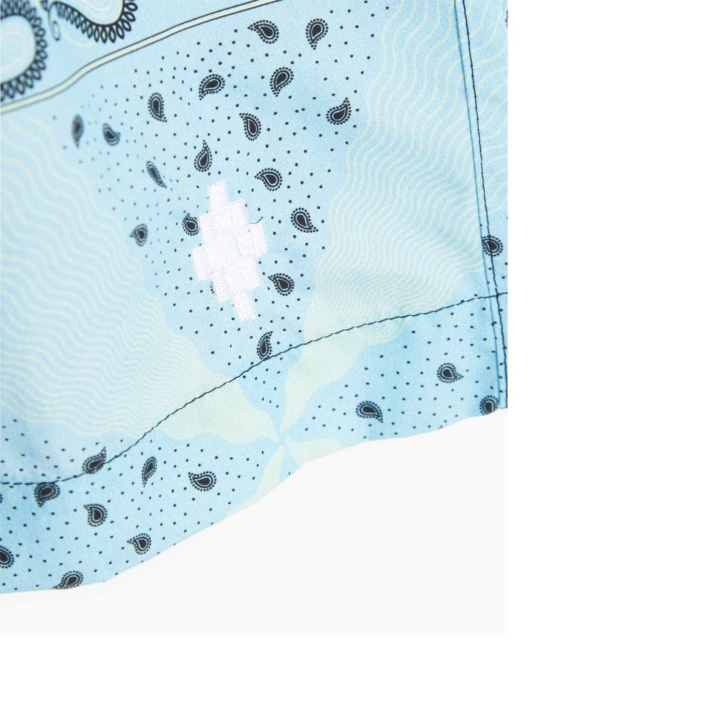 Marcelo Burlon Bicolor Polyamide Shorts | Regal Royce