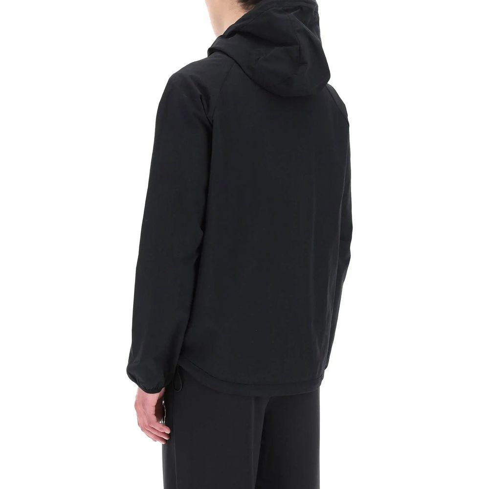 Marcelo Burlon Black Polyamide Shell Jacket | Regal Royce