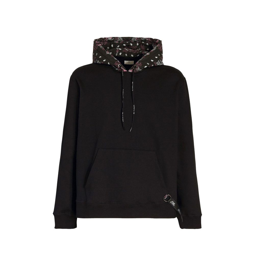 Etro Black Cotton Sweatshirt | Regal Royce
