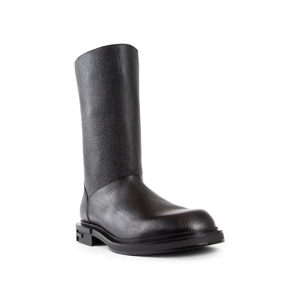 Fendi Black Calfskin Boots | Regal Royce