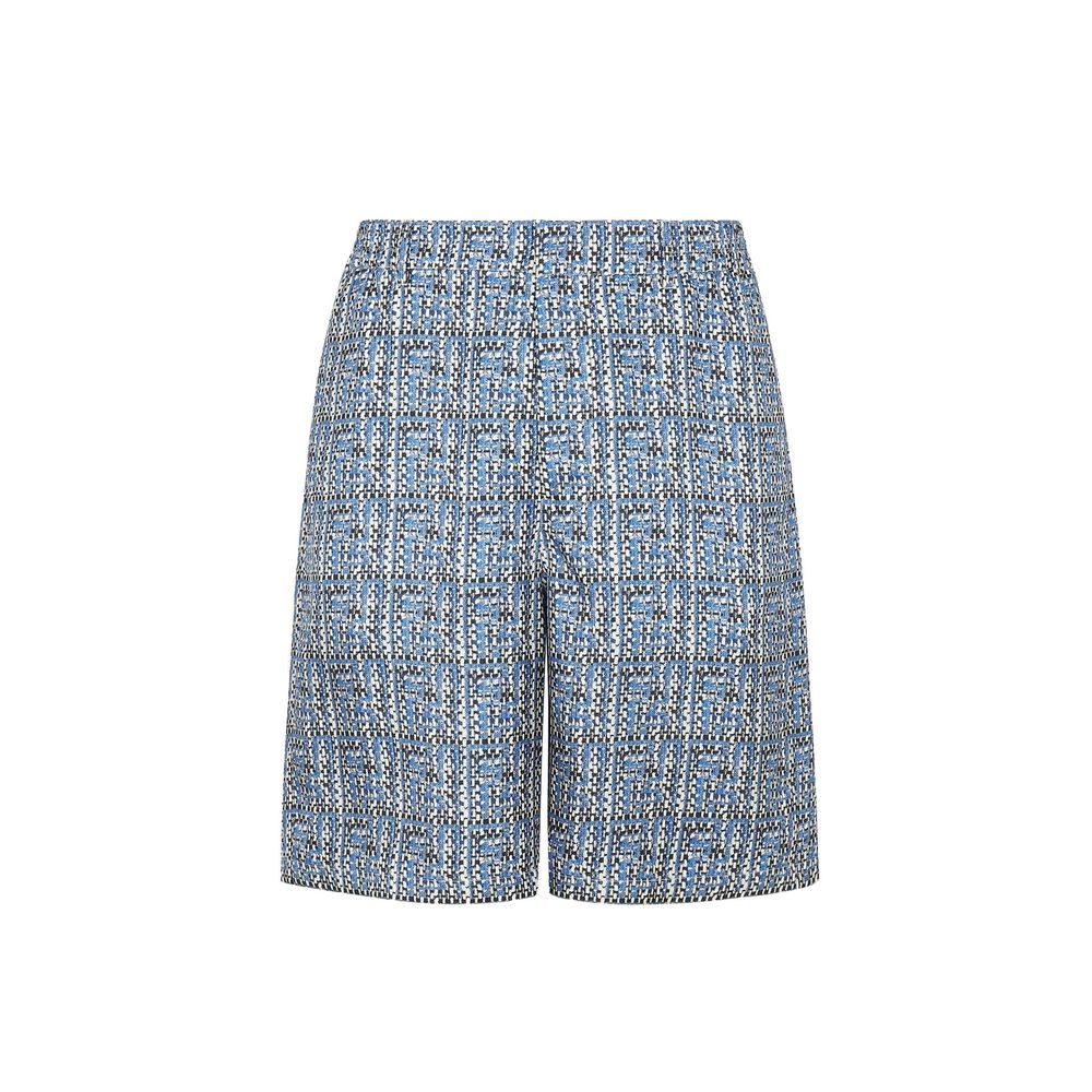 Fendi Blue Silk Shorts | Regal Royce