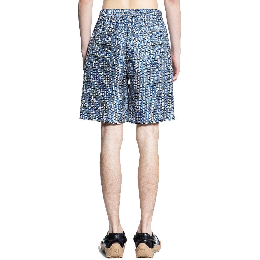 Fendi Blue Silk Shorts | Regal Royce
