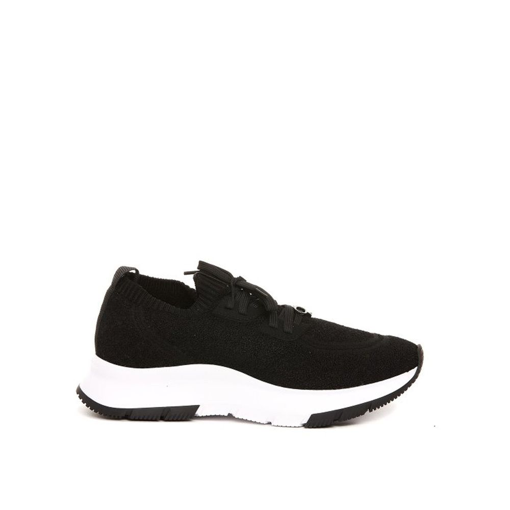 Gianvito Rossi Black Fabric Athletic Sneakers | Regal Royce